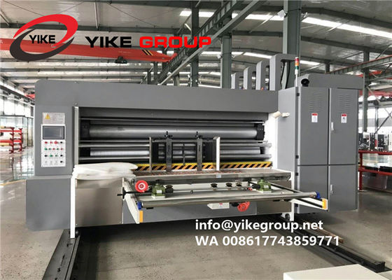 波形箱のための4色のFlexoプリンターSlotter良質の自動機械、中国YIKEのカートン機械