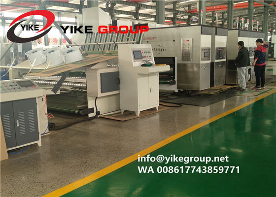 YIKEのグループ型抜き機械に細長い穴をつける陶磁器のローラーおよびドクター・ブレードとの自動水インク印刷