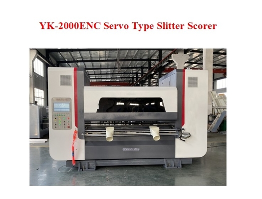 YK-2000 ENC スピード 250m/min 波紋紙生産ラインのためのセルボタイプスライタースコア