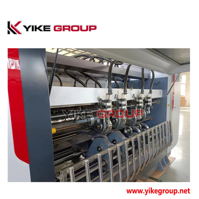 YK-2500 薄刃スライタースコア機 波紋紙の生産ライン