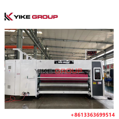 YIKE GROUP リードエッジフィッダー 1200X2400MM 4色フレックスプリント スロッティング・ダイ・カット・マシン